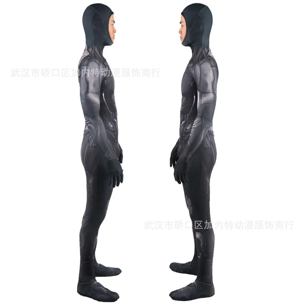 Stampa 3D maschio Master capo gioco Cosplay Costume Zentai body Custom Made Halloween Costume Zentai body tuta