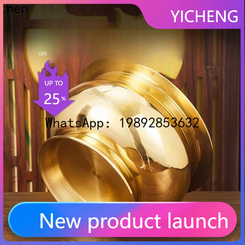 

FJ incense burner pure copper incense burner for home buddha bowl god of wealth incense burner for worship buddha supplies