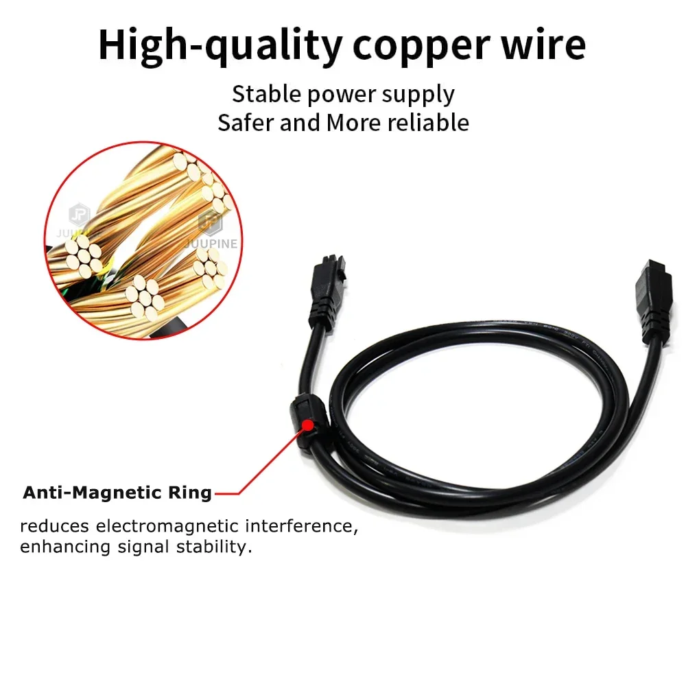 ل Bambu Lab AMS Lite تمديد كابل مع مرشح حلقة مغناطيسية 1 متر/1.5/2 متر 4pin كابلات Bambulab A1 A1mini ثلاثية الأبعاد ملحقات الطابعة #3