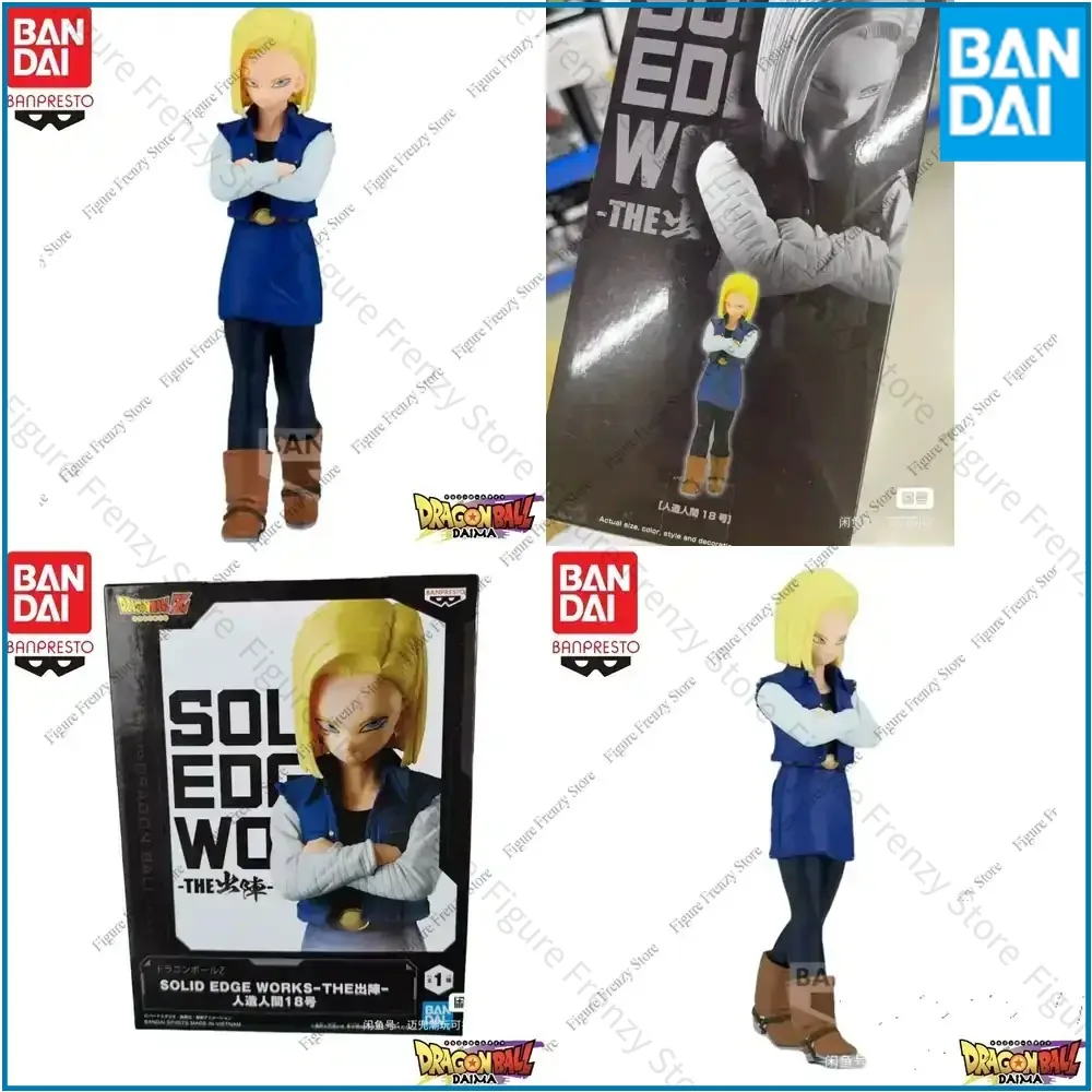 

Special Offer In Stock Bandai Original Banpresto Dragon Ball Solid Edge Works Vol 24 Android 18 Action Figure for Mol Doll