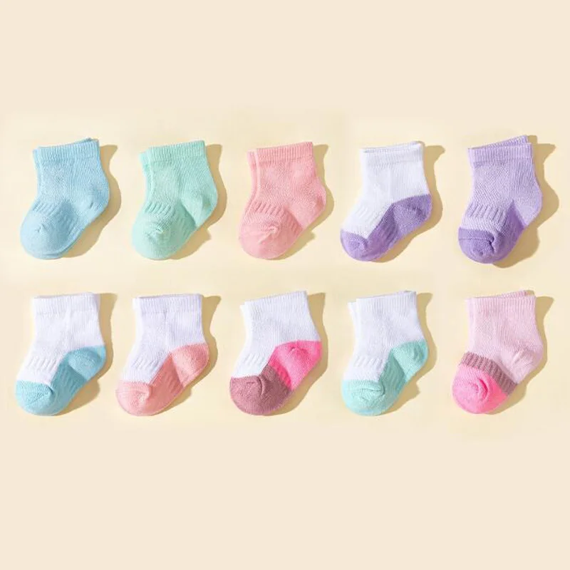 Lot de 5 paires de chaussettes pour garçons et filles, nouvelle collection