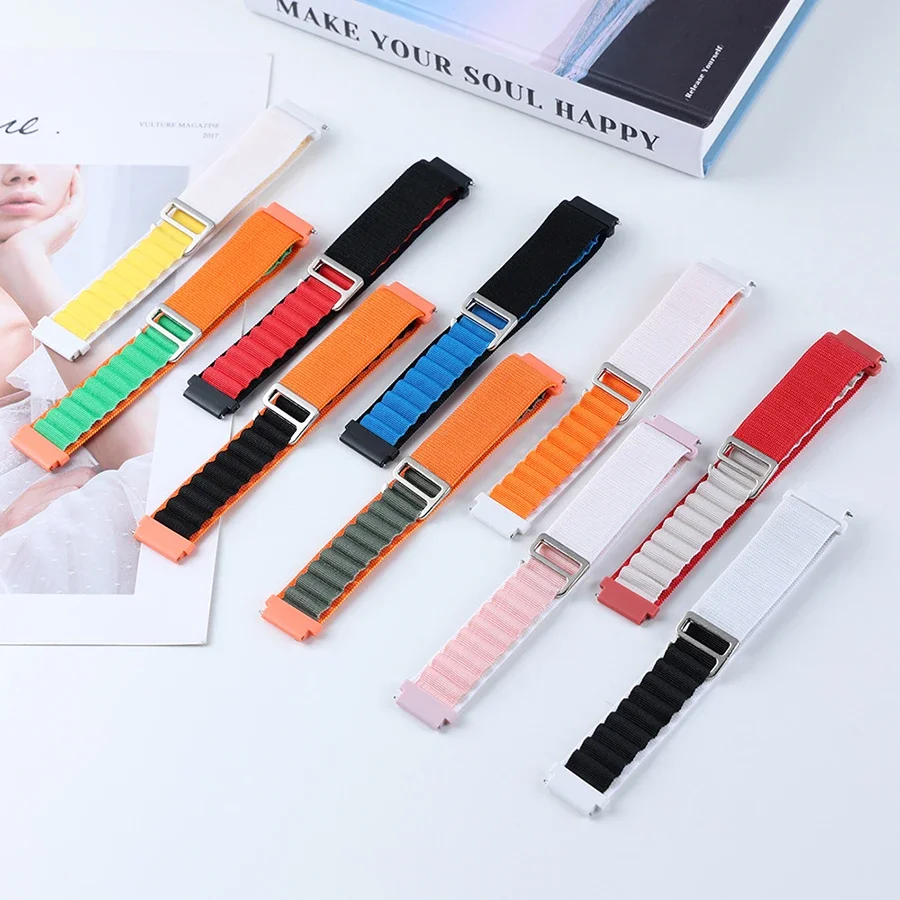 Nylon Loop Strap For CMF Watch 3 Pro Smart Watch Band 22mm Replaced Wristband For CMF by Nothing Watch 3 Pro Bracelet Accessory