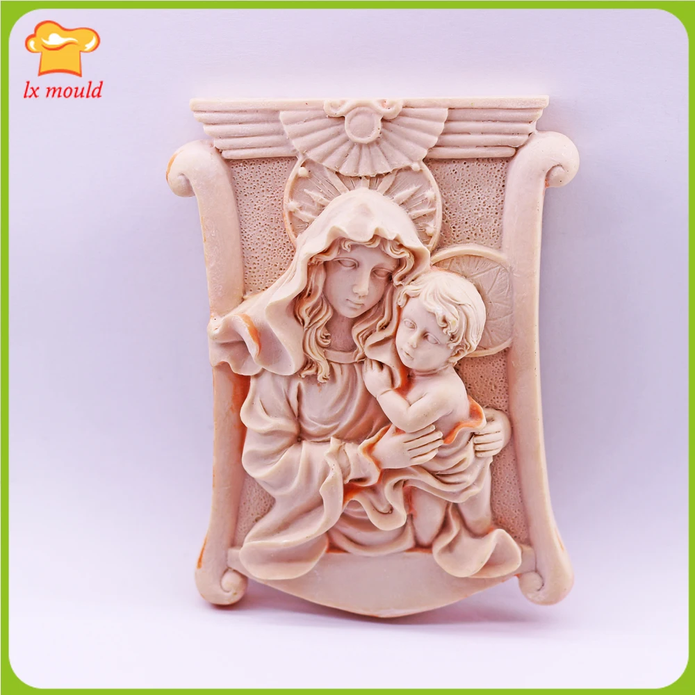 Muslim Religious Festival Sugar Craft Baking & Pastry Silicone Mold for Mother's Day Cake Decor Fondant Kitchen Cooking Tool