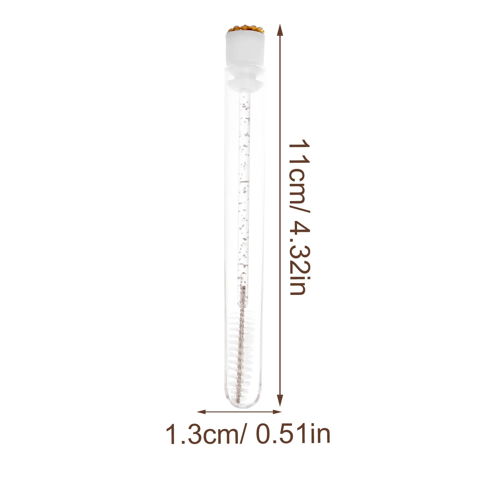 PENIKOKO 20 ensembles de Tubes de Mascara vides avec baguettes applicateur de cils et de sourcils outil de beauté convivial pour les voyages pour les femmes