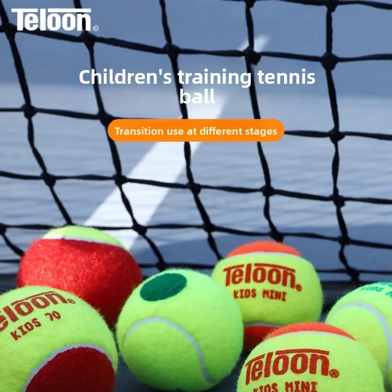 

Детский теннисный декомпрессионный зеленый штраф Teloon, большой красный мяч, мини-оранжевый мяч, мягкий тренировочный короткий сетчатый мяч для начинающих