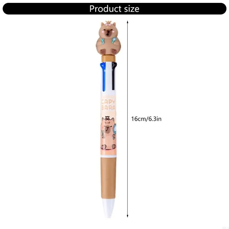 D0UA Multicolor Pen 4-in-1 Ballpoint Pen Pen 4 Colors Ballpoint Pen Pen สำหรับโรงเรียนนักเรียนโรงเรียนของขวัญ