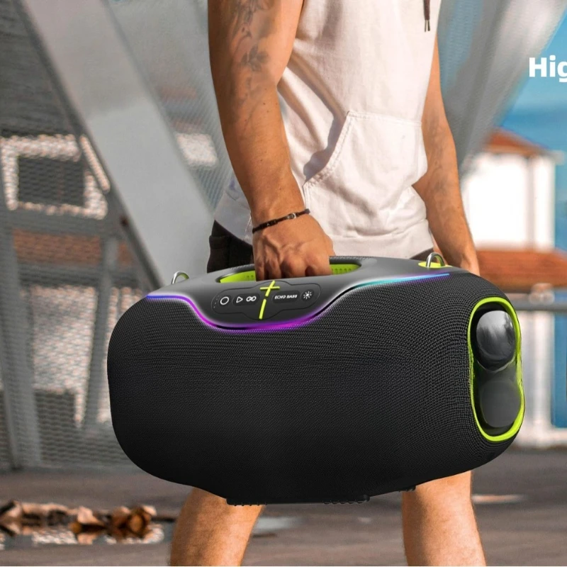 High power large speaker outdoor Dj party waterproof bluetooth speaker bass high quality loud