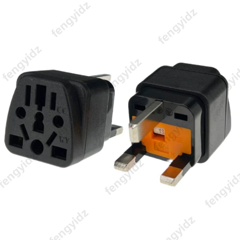 13A UK-Reisestecker-Adapter, 3p Typ G, Multi-Typ-Konvertierung, Steckdose nach Großbritannien, Singapur, Malaysia, Stromkonverter mit Sicherung