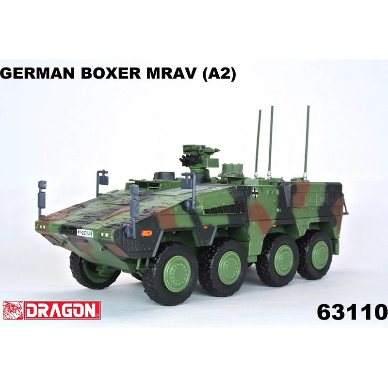 

Масштаб Dragon 1/72 немецкий боксер MRAV A2 Vehicale, коллекция автомобилей, дисплей, игрушки