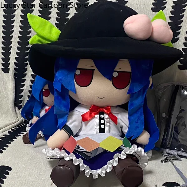 

40Cm Anime Hinanawi Tenshi Touhou Project Cartoon Figure Idol Plushies Pillows Girl Birthday Gift Lie on Your Pillow Cosplay