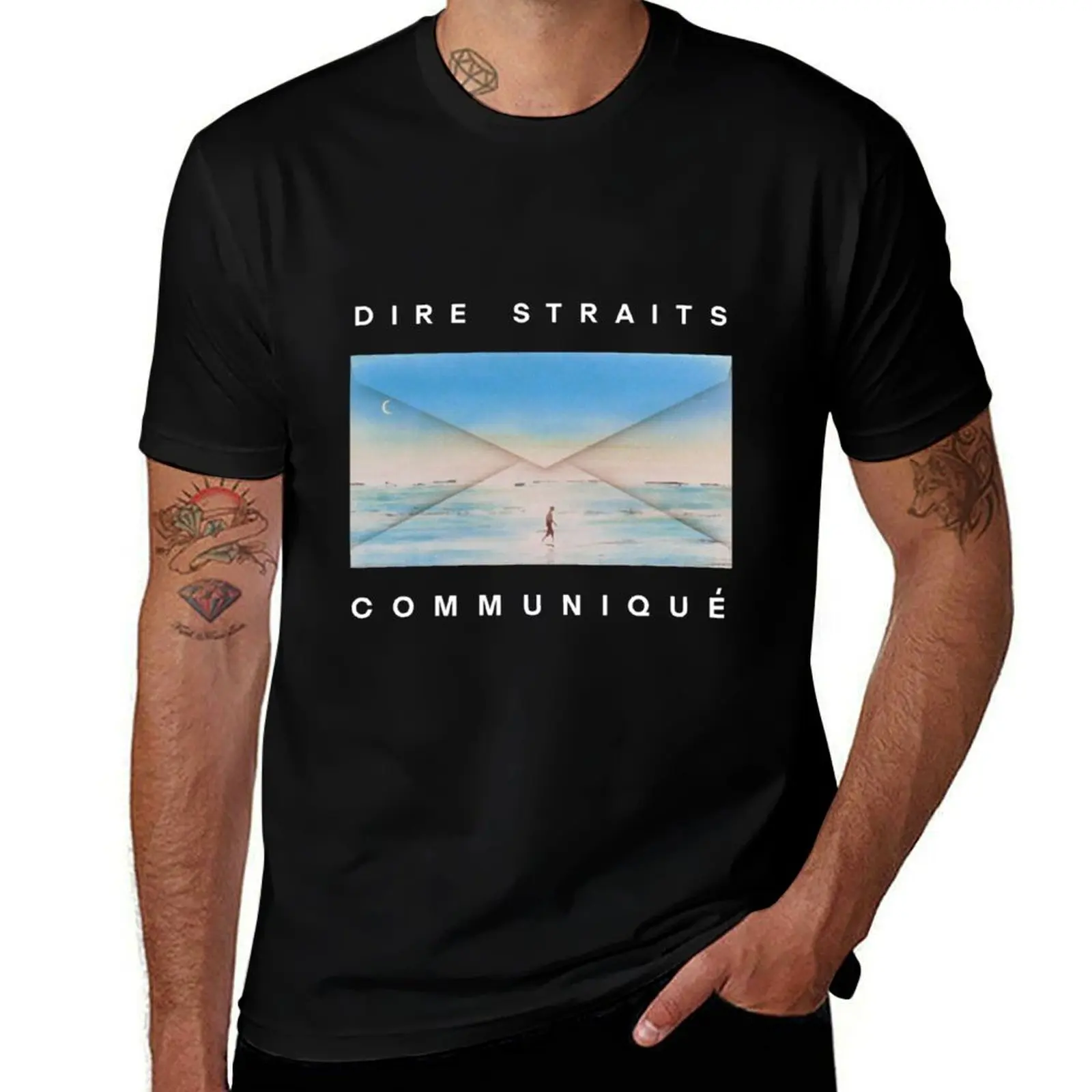 

Dire Straits Communiqué T-Shirt t shirt man casual g man t shirts for men T-Shirt