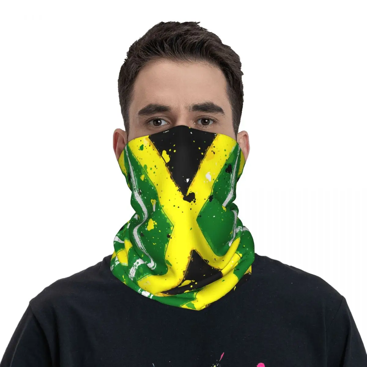 Bufanda de envoltura delgada con bandera de Malasia Grunge, Bandana, para el cuello polaina, cubierta para la cara, diadema