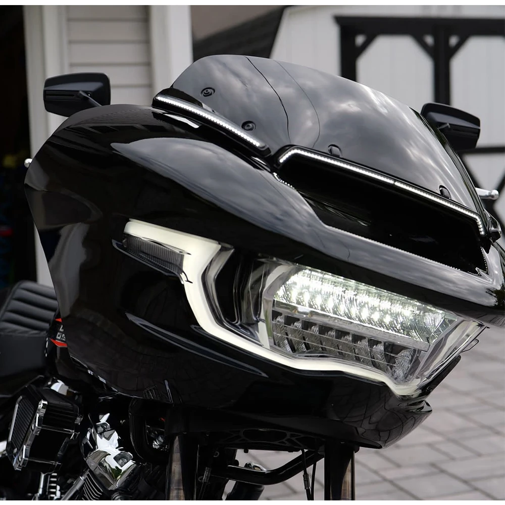 NEW Motorcycle LED Center Fairing Vent Trim Lights For Harley TOURING CVO 121 117 Road Glide ST FLTRXSE FLTRX FLTRXSTSE2023 2024