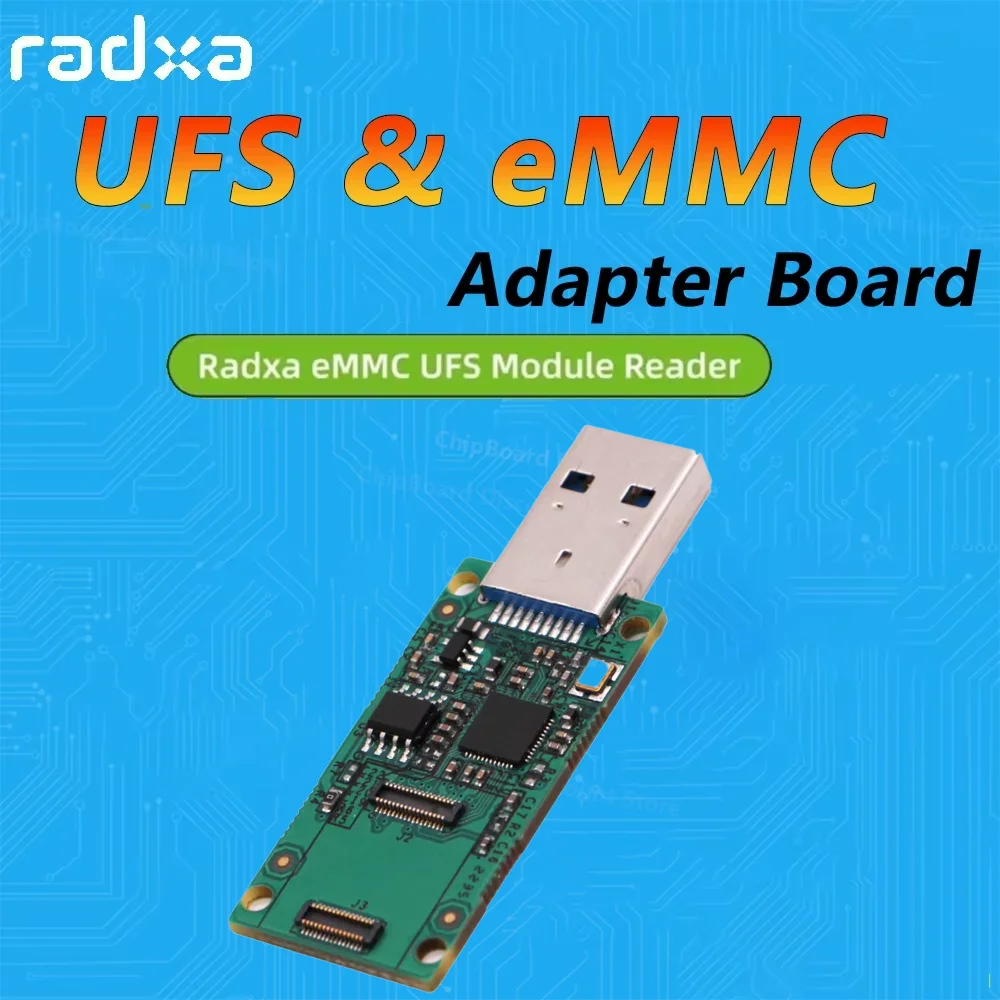 

UFS & eMMC USB 3.0 Reader Designed for Radxa SBCs
