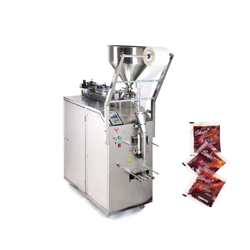 

Automatic Paste Chili Sauce Vinegar Water Quantitative Paste Packaging And Filling Machine