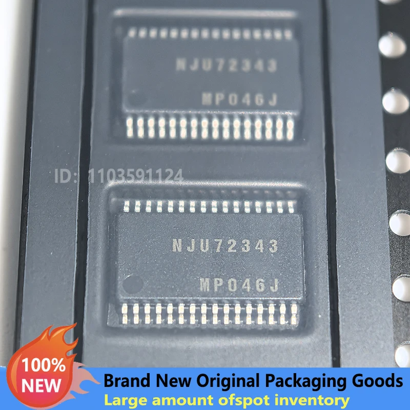 2PCS/lot NJU72343V-TE1 NJU72343V NJU72343 JRC SSOP32 Integrated Chip 100%New And Original BOM matching