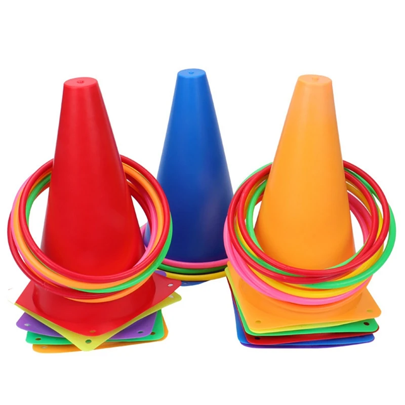 لعبة رمي الحلقات الممتعة للأطفال ، الدائرة البلاستيكية الخارجية ، التفاعل بين الوالدين والطفل ، التدريب على الشعور بالمنافسة