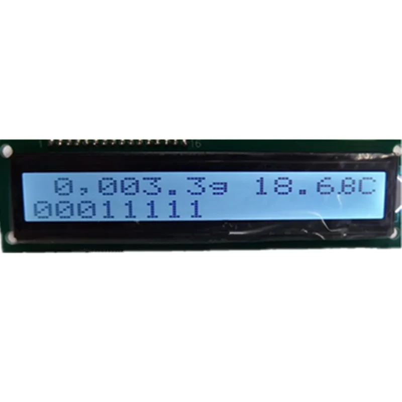 5V Large Bigger 1602 16*2 16x2 LCD Gray Display C-1602-R9-001 Screen 16P Special Outline 122x33MM For precision instrument