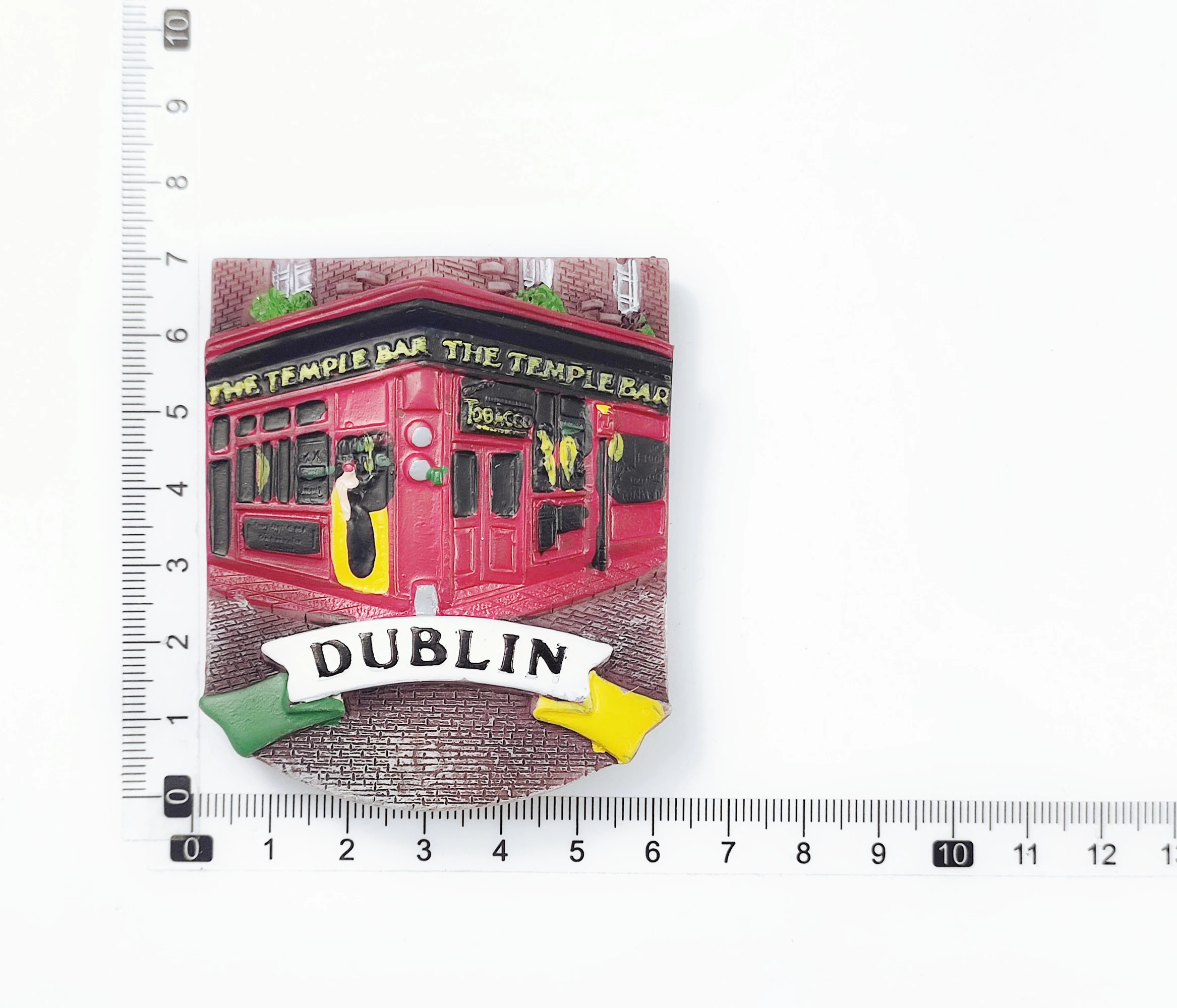 3D Dublin Ireland Fridge Magnet Souvenir Gift Resin Refrigerator Magnetic Sticker Collection Home Decoration