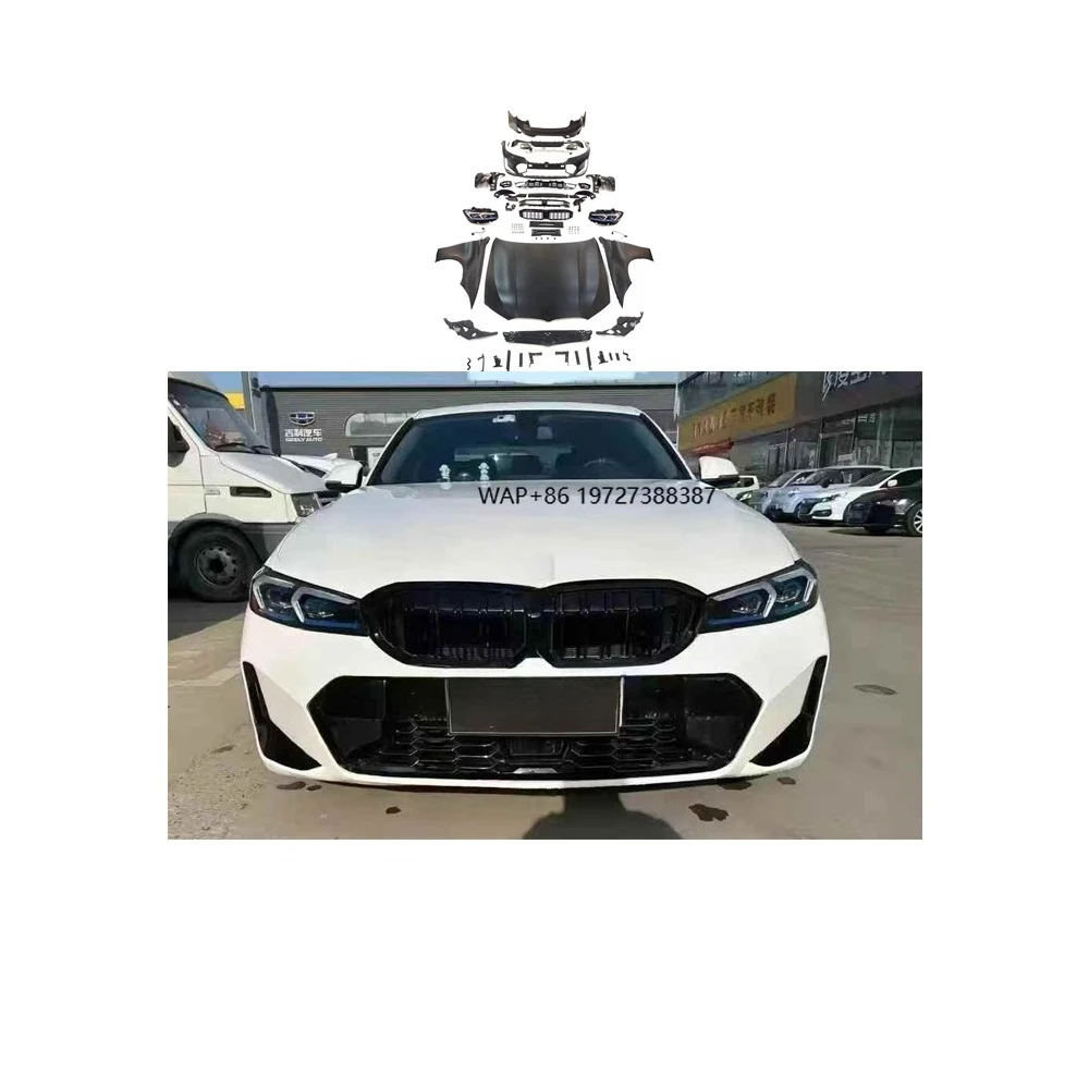 

Facelift for 3SERIES F30 F35 2013-2019 Upgrades to G20 G28 LCI 2023-2025 M-TECH Bodykit Front and Rear Car Bumper