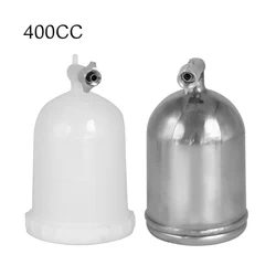 400CC Plastic/Aluminum Spray Paint Pot Air Gravity Feed Sprayer  Cup Pneumatic Tool Accessories For F75 W101 W71 W77