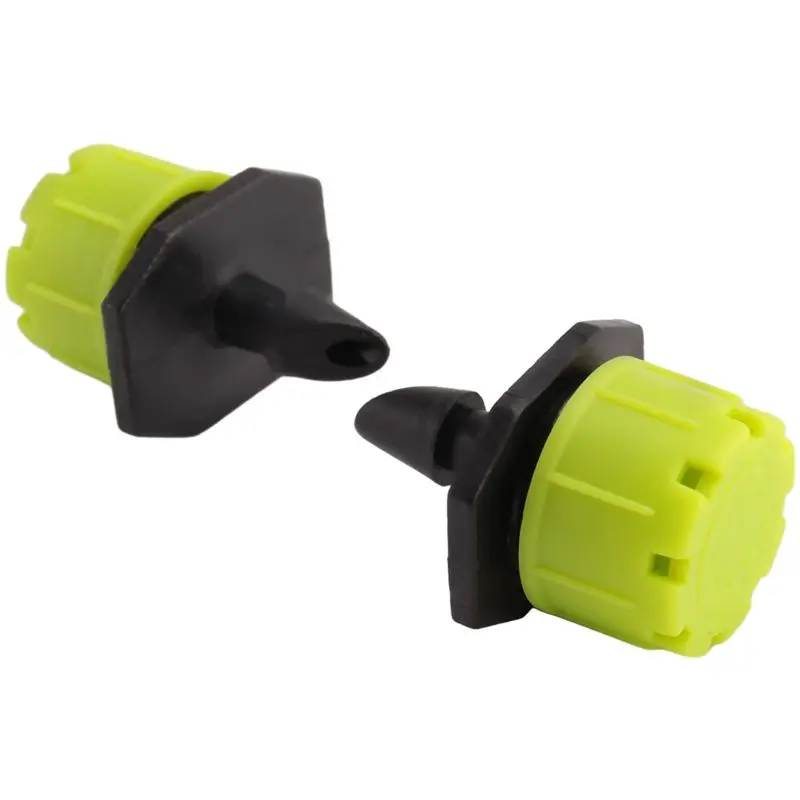 Y50A-500Pcs 1/4Inch Adjustable Micro-Type Drip Irrigation System Watering Sprinklers Anti-Clogging Emitter Garden Supplies