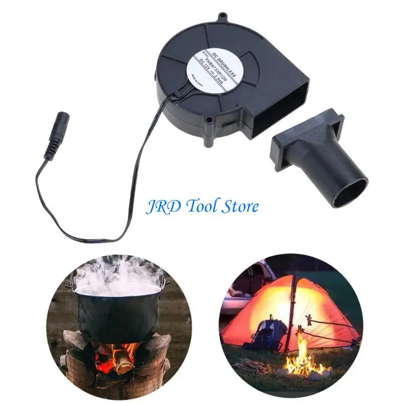 

A2UD 12V 2A 5300RPM Large Air 100-240V AC Powered Fan Adjustable Speed for BBQ