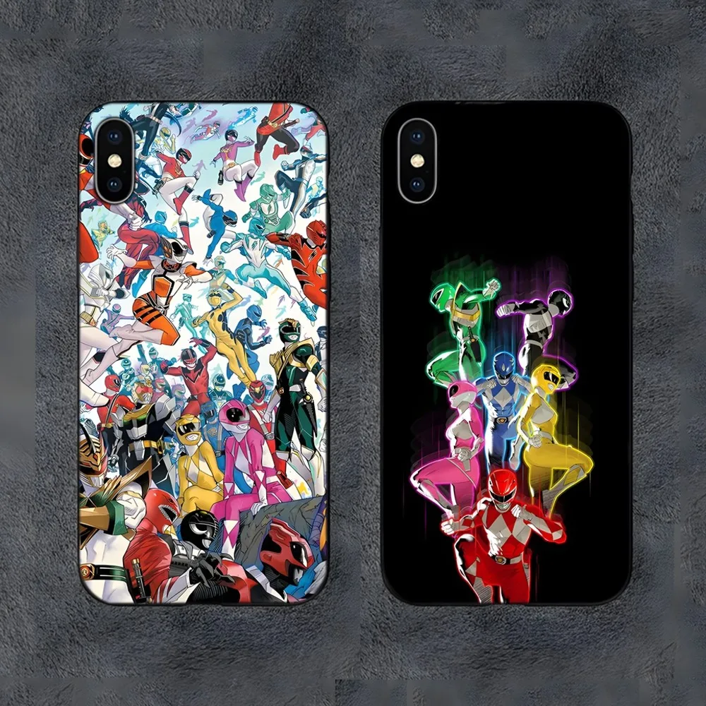 

P-PowerS MMPR R-RangerS Phone Case For Samsung S24,S21,S22,S23,S30,Ultra,S20,S30,Plus,S21 Fe,10,9,5G Silicone Cover