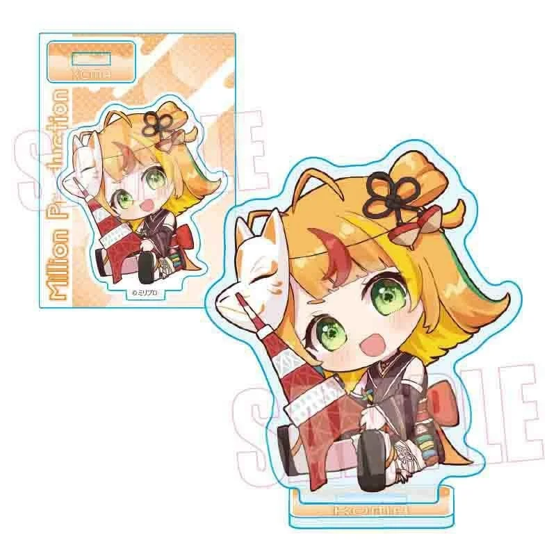 New Style VTuber MilliPro,Amakami Konomi,Nonono Nono10CM Acrylic Stand Model Plate Keychain Gift Option FACTORY STORE Desk Decor