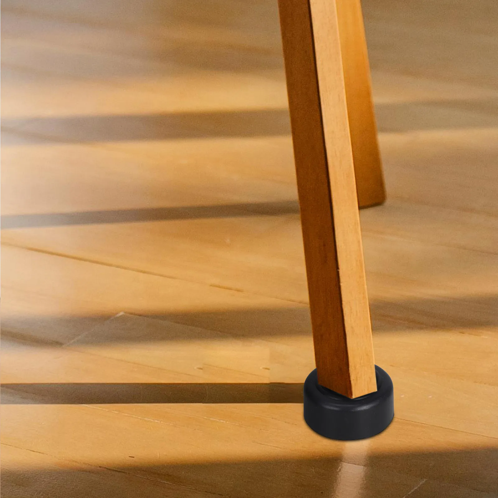 

6Pcs Couch Feet Replacement Non Slip Black Furniture Legs 5Cm Short Table Legs Sturdy Screw for Sofa Chair Shelf