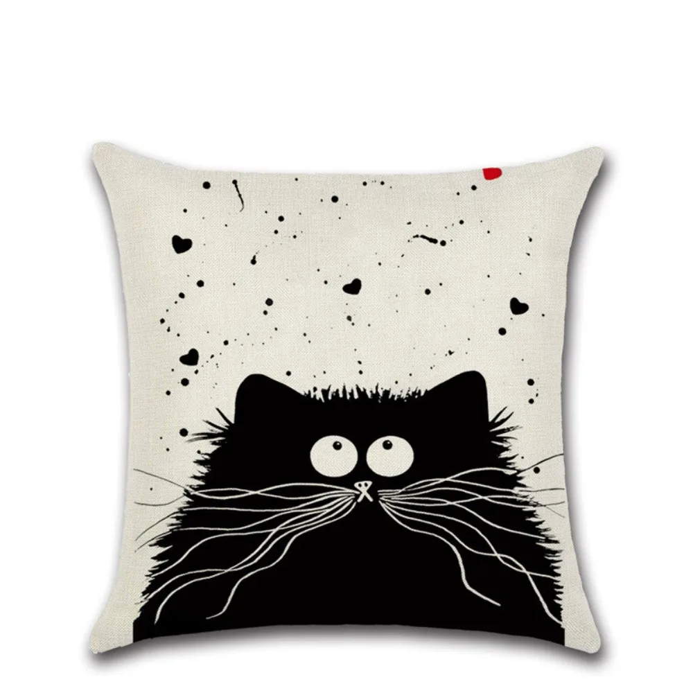 CIFBUY Luxury Dragoncat Cushion Cover Decorative Throw Pillow Case for Chair Seat Home