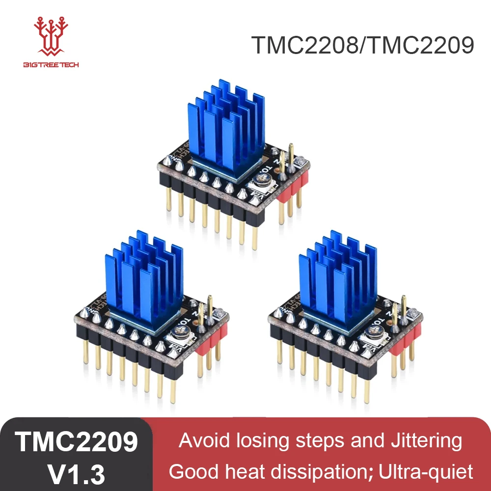 BIGTREETECH TMC2209 V1.3 Stepper Motor Driver UART VS TMC2208 TMC2130 3D Printer Parts For Octopus V1.1 SKR 2 Board Ender 3 V2