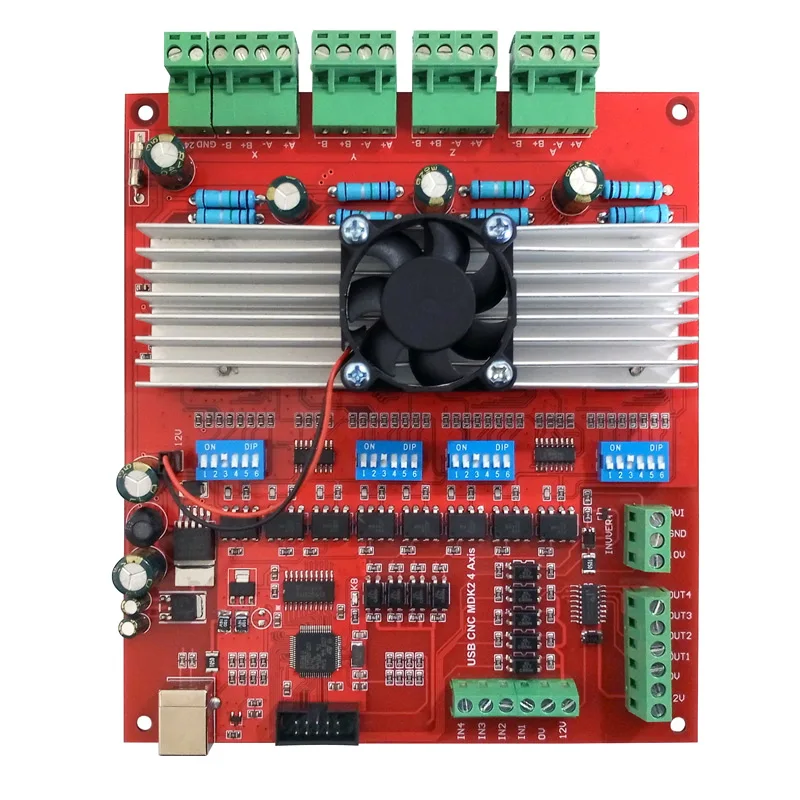 MACH3 USB 4 Axis Breakout Board Interface Driver Motion Controller Driver Board Motor Driver 100KHz CNC