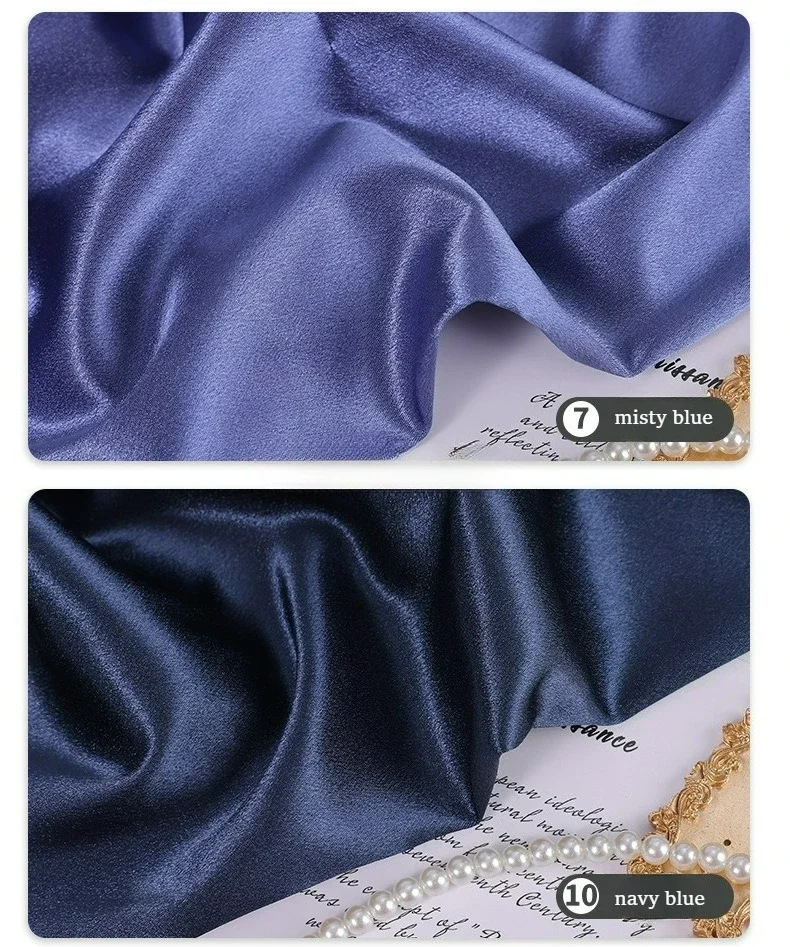 Rockfuttermaterial aus Satinstoff Meterware Hochzeitsdekoration Stoff Boxfutter DIY Kleidung Nähen Hintergrunddekoration – Detail 10
