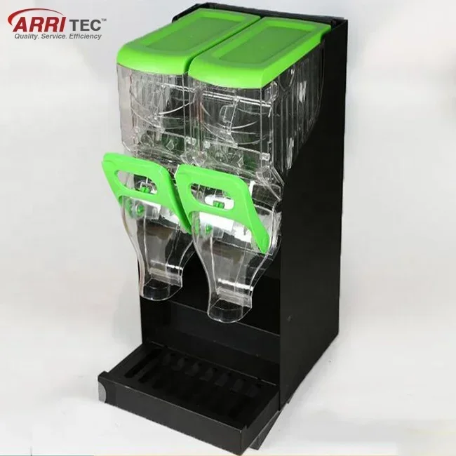 Wholesale High Quality Custom Plastic Food Grain Cereal Gravity Dispenser Bin Wall Mounted Candy Dispenser