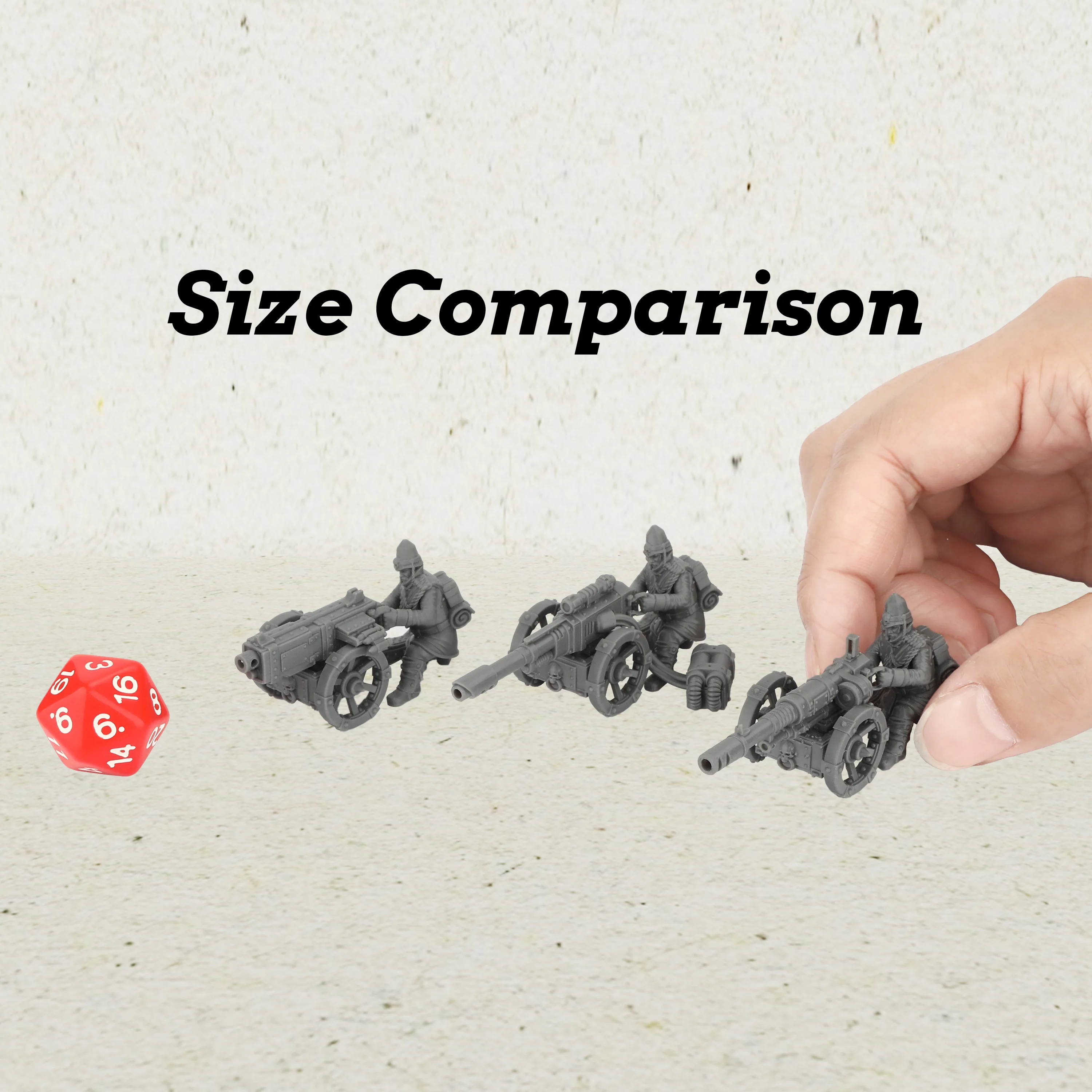 3Pcs Support Squad Miniatures - Industrial Units for Factory & Escort Tasks, Easy-Assembly, Detailed, Perfect for Collecting