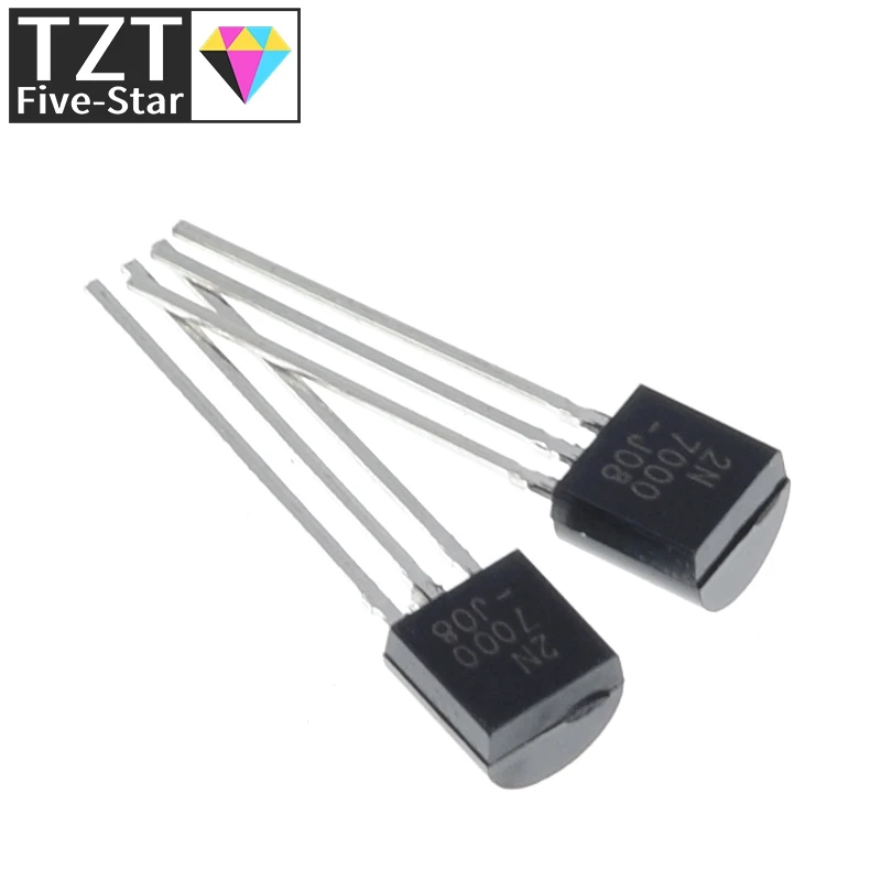 TZT 30/50 قطعة وحدة تنظيم الجهد 2n7000 200MA 60 فولت