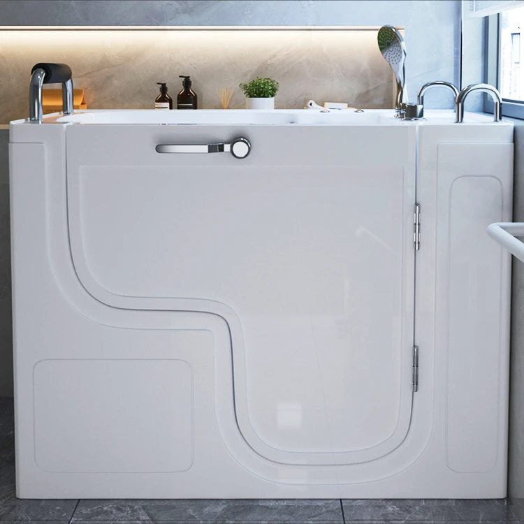 Wheelchair Accessible Bathtub Shower Combo Handicap Elder Walk-In Bathtub
