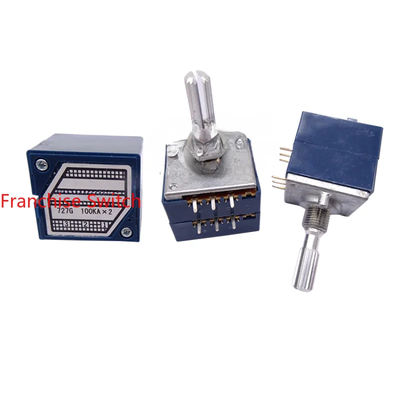 RK27 Duplex Volume Potentiometer 27 A10K A20K A50KA100K 25 Spindle