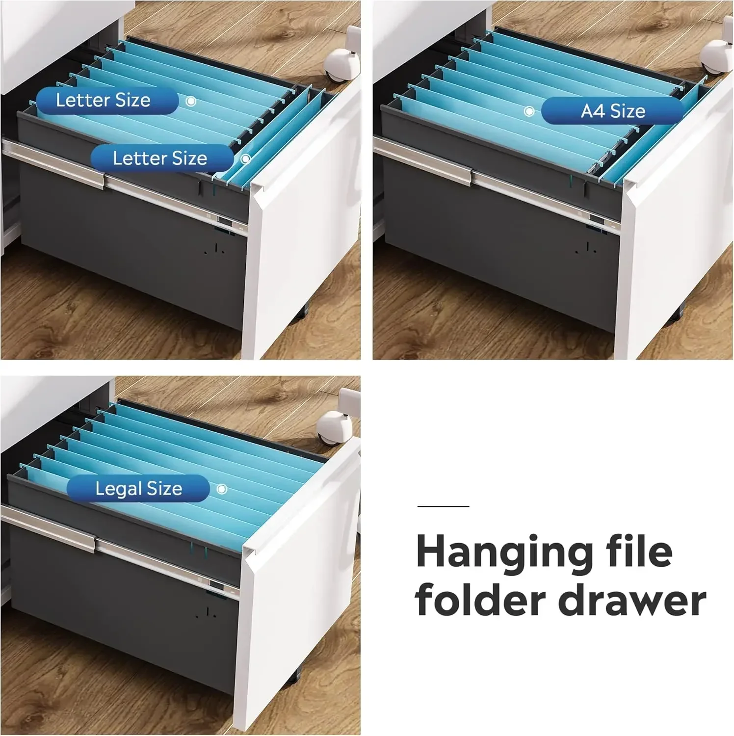 [Best Seller, Acquista Ora! ]Armadio portadocumenti mobile premium a 2 cassetti con serratura, armadio verticale commerciale, bianco