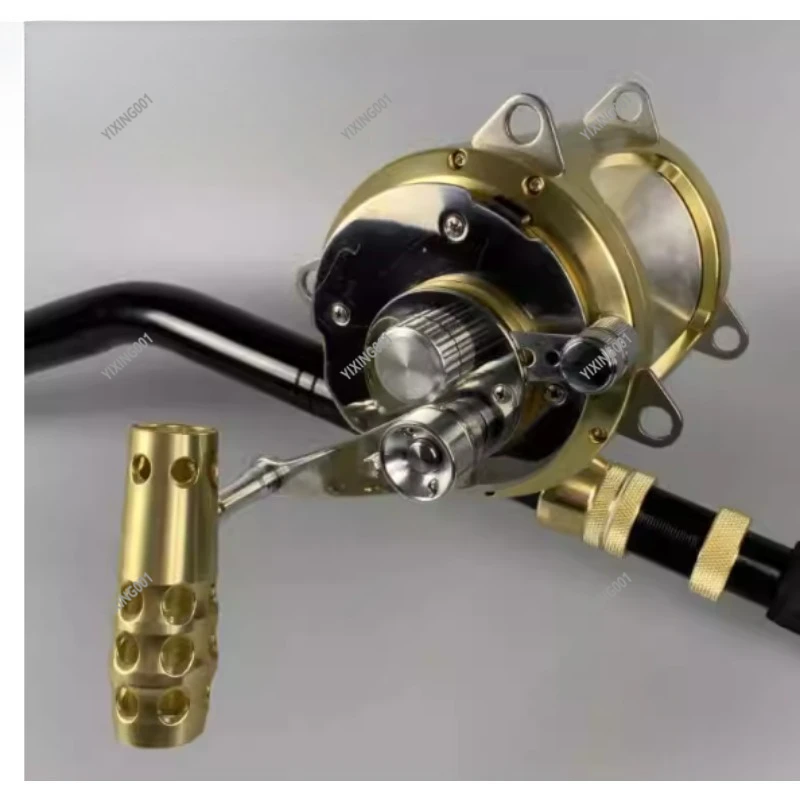 Metal Drum Fishing Reel Lever Drag for Saltwater Freshwater Offshore Deep Sea Fishing