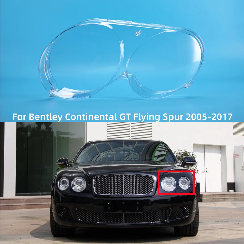 

Для Bentley Continental GT Flying Spur 2005-2017 автоаксессуар резиновая крышка фары замена оригинального объектива