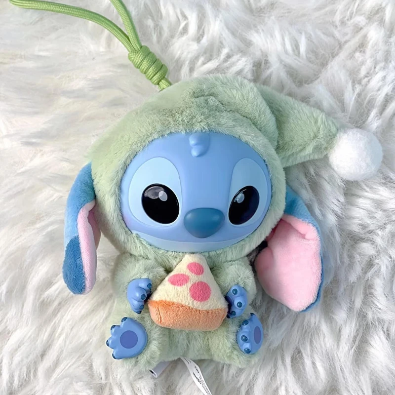 

Genuine Mingchuang Premium Stitch, no matter how sleepy you are, you have to eat a bite of vinyl plush blind box surprise gift.