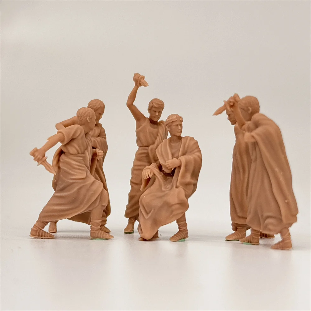 1/72 Scale Roman Assassination of Caesar 6 Figures Standing Pose Resin Model  Historical Figure Unassembled