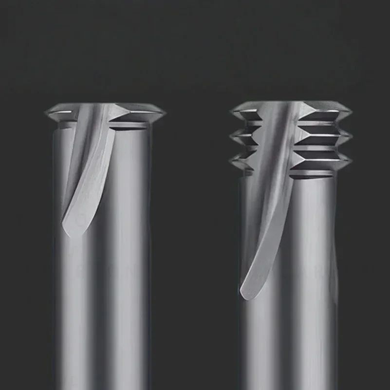 1PCS KSM High Hardness Single/Three Teeth Thread Milling Cutter Anti-vibration High Precision Tungsten CarbideMillingTool