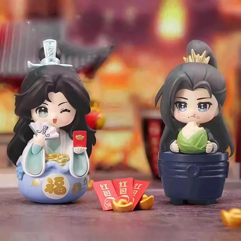 

Heaven Officials Blessing Festival Gathering Blind Box Cute Collectible Doll Vinyl Figure Desktop Ornament Gift