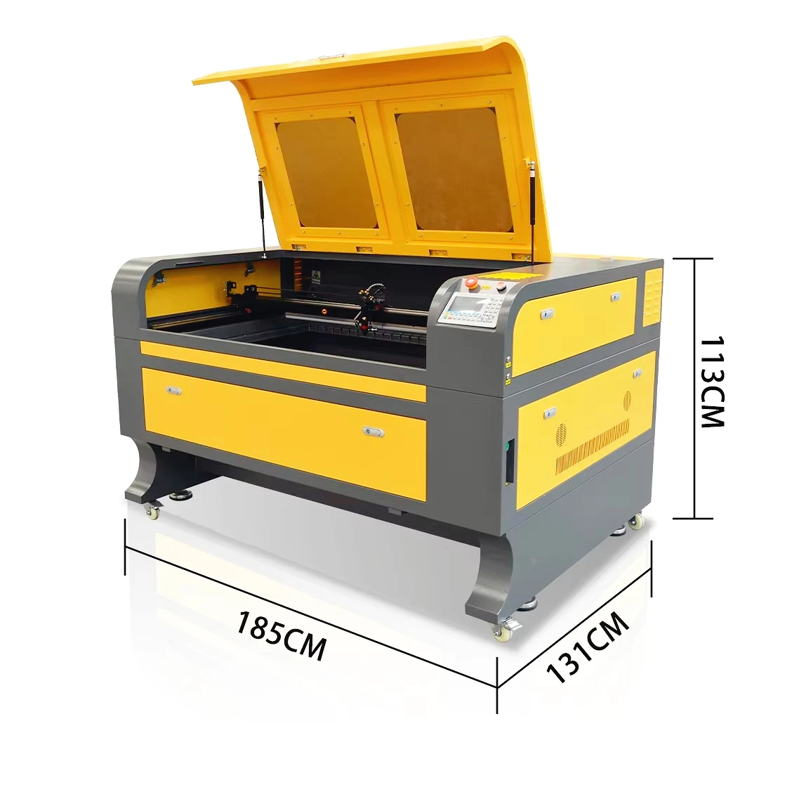1390 6090 100W CO2 Engraving Cutting Machine for Ruida Controller Water Cooled CNC Cutter for Acrylic Leather
