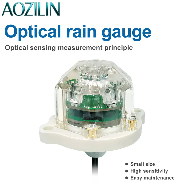 AOZILIN Optical Rainfall Sensor Stable Maintenance-free Outdoor Environment Rain Detection Monitoring Module