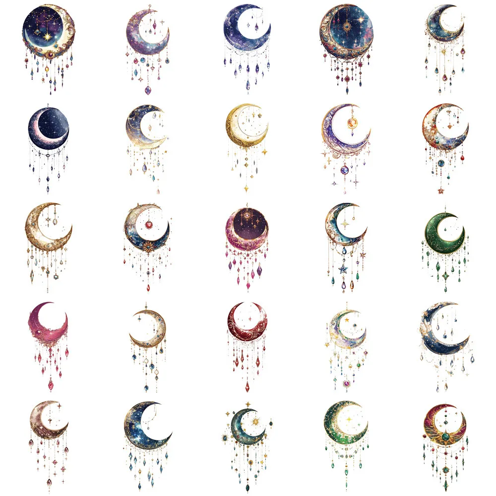 50/100 قطعة الخيال الإبداعي غالاكسي عالية الجمال Ins نمط جو ملصقات المغلف ختم ملصقات ملصق مضاد للمياه