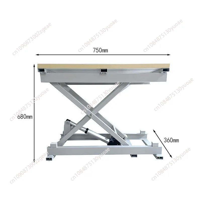 Electric lifting platform Small lift Scissor fork type foldable pulley mobile large load-bearing remote control lifting bracket